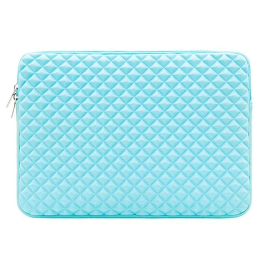 Shockproof Grid Sleeve (13" ) för MacBook/Laptop (34 x 24.5 cm) - ljusblå