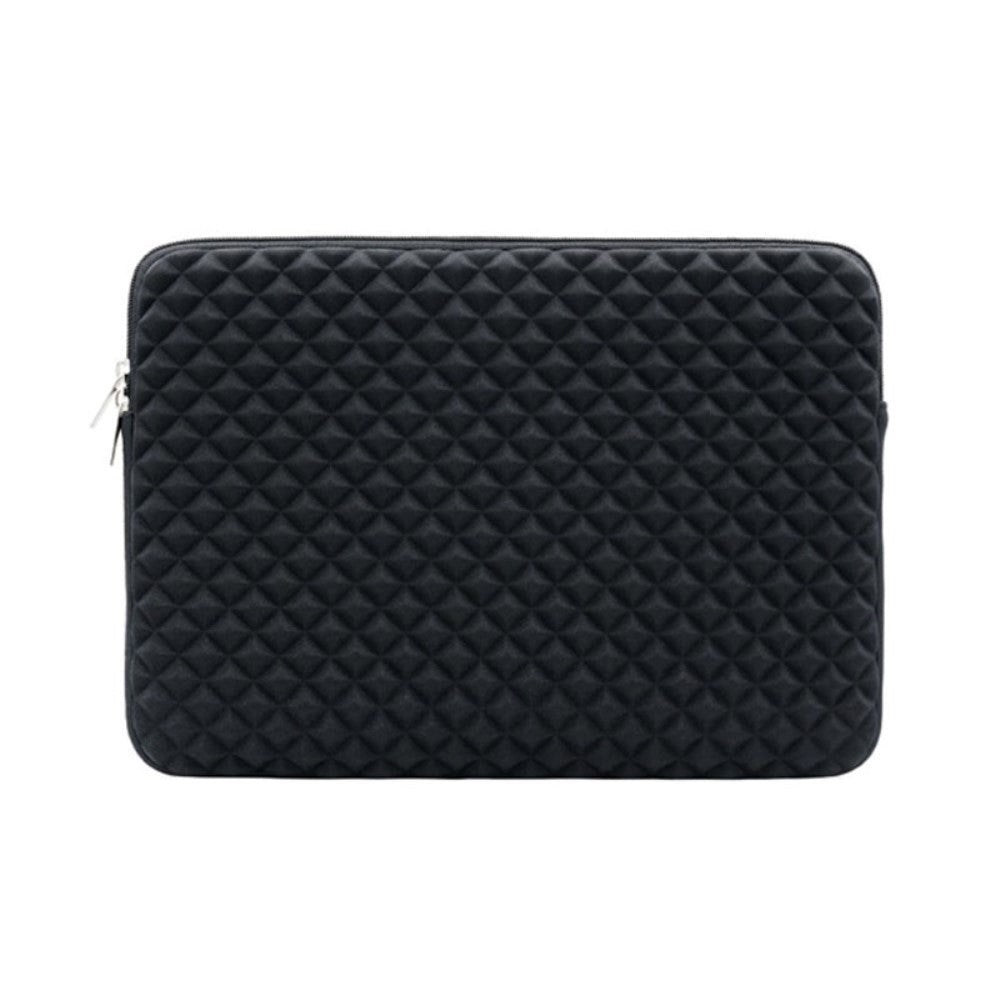 Shockproof Grid Sleeve (15,6 ") för MacBook/Laptop (38 x 26.5 cm) - Svart