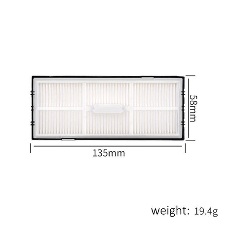 Dammsugarfilter till Roborock S7 Pro Ultra / S7 MaxV Ultra / S8 Pro Ultra / S7 / S7+ / S7 MaxV / S7 Max Ultra / S7 MaxV Plus / Q7 Max+ / S8 / S8+ robotdammsugare - Svart + Vit