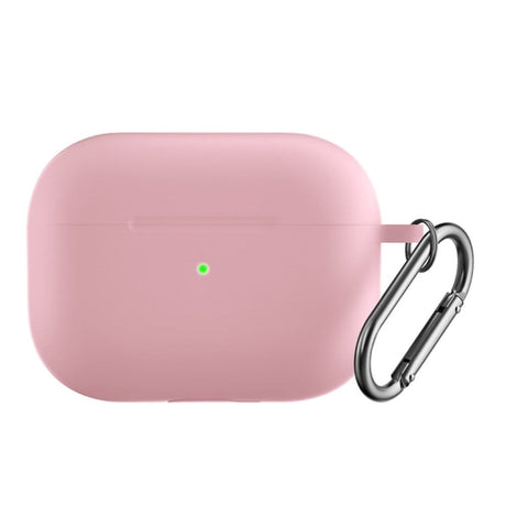 Apple Airpods Pro 2nd Gen (2022) Silikon Fodral med Karbinhake - Rosa