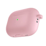 Apple Airpods Pro 2nd Gen (2022) Silikon Fodral med Karbinhake - Rosa