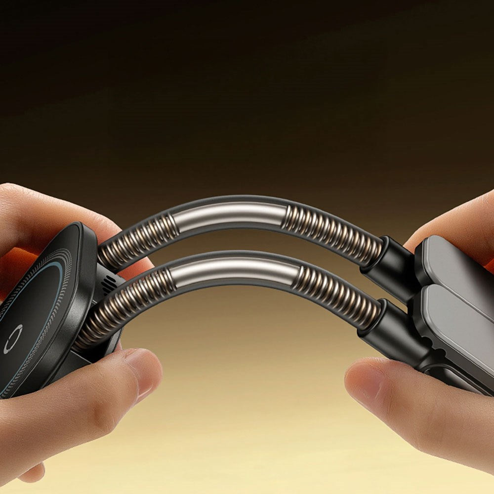 Baseus Flexibel & Universell Bilhållare med Trådlös Laddning - MagSafe Kompatibel - Svart