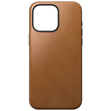 iPhone 15 Pro Max Nomad Modern Leather Skal - MagSafe Kompatibel - Tan