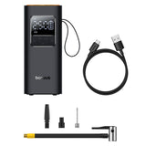 Baseus SuperMini Pro Kompressor med Batterier - Svart