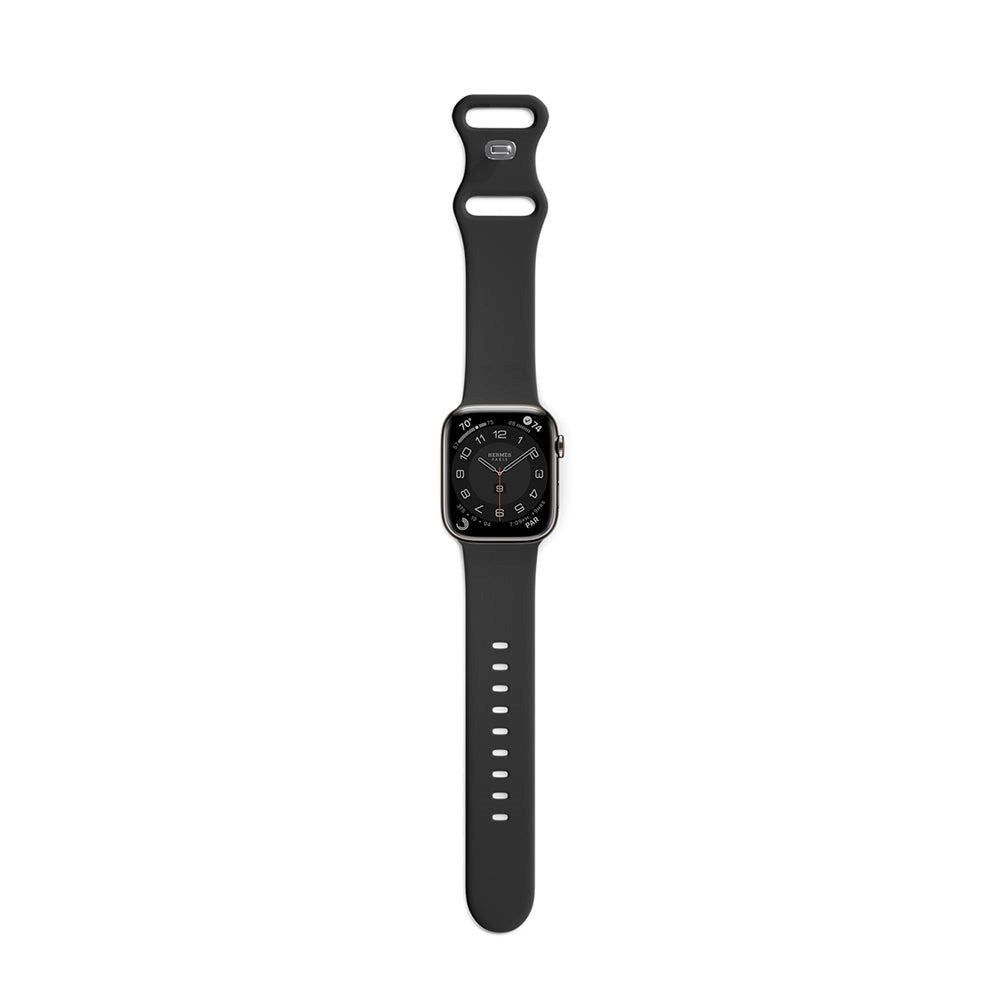 Apple Watch (38/40/SE/41/42mm) Epico Silikon Armband - Svart