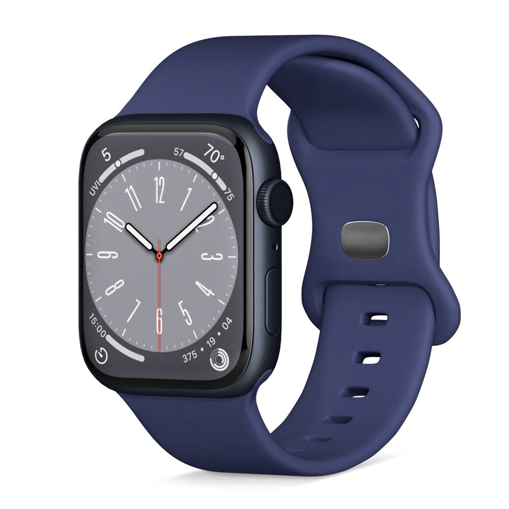 Apple Watch (42/44/SE/45/46/49mm) Epico Silikon Armband - Blå