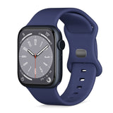 Apple Watch (42/44/SE/45/46/49mm) Epico Silikon Armband - Blå