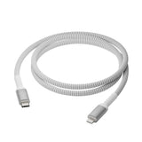 dbramante1928 Flätad Laddkabel - USB-C till Lightning - 36W - 1.2M - Vit