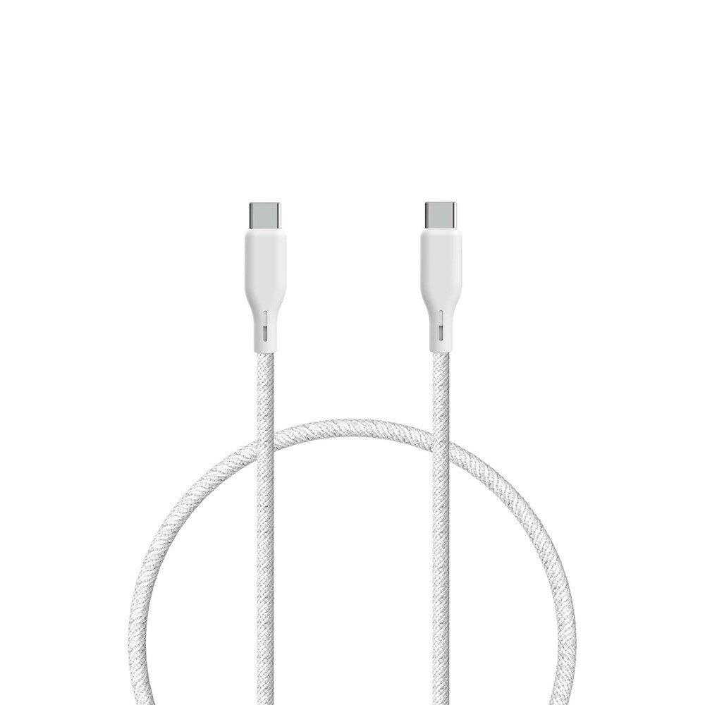 ËSSENTIALS by Upström 100W USB-C till USB-C Kabel 1.2m - Vit