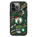 iPhone 13 Pro RhinoShield SolidSuit Tåligt NBA Skal med Boston Celtics - Graffiti