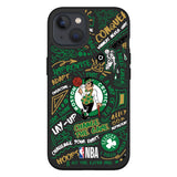 iPhone 13 RhinoShield SolidSuit Tåligt NBA Skal med Boston Celtics - Graffiti