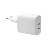 dbramante1928 EU Väggladdare - 2 x USB-C 20W - Vit