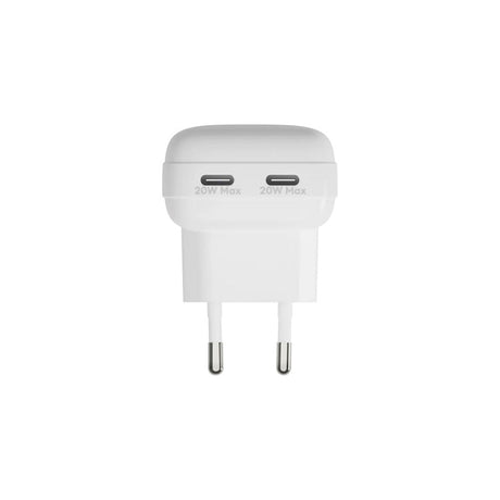 20W Väggladdare dbramante1928 med 2 x USB-C-Kontakter - Vit