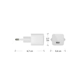 dbramante1928 EU Väggladdare - 1 x USB-C 25W - Vit