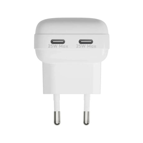 25W Väggladdare dbramante1928 med 2 x USB-C-Kontakter - Vit