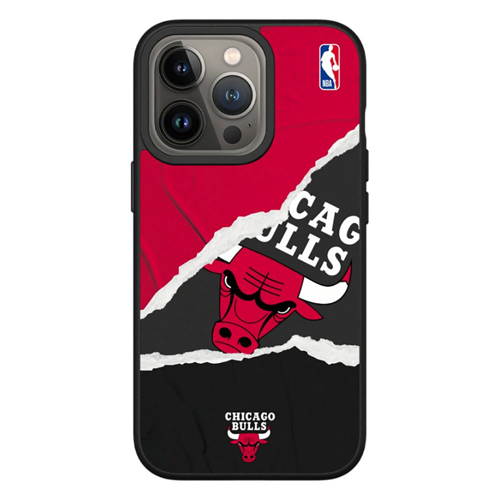 iPhone 13 Pro RhinoShield SolidSuit Tåligt NBA Skal med Chicago Bulls - Sweat and Tears