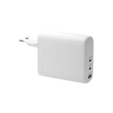 dbramante1928 EU Väggladdare - 2 x USB-C 65-140W/45-100W/1 x USB-A 18W - Vit