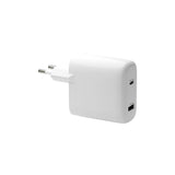 dbramante1928 EU Väggladdare - 1 x USB-C 65W/1 x USB-A 18W - Vit