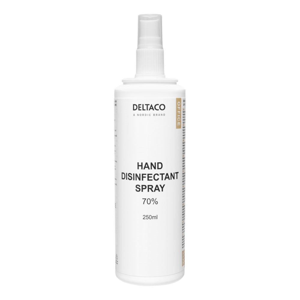 Deltaco Handdesinfektionsspray - 250 ml - Vit