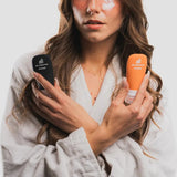 Case&Me Silikon Reseflaskset - 2 st - Orange / Svart