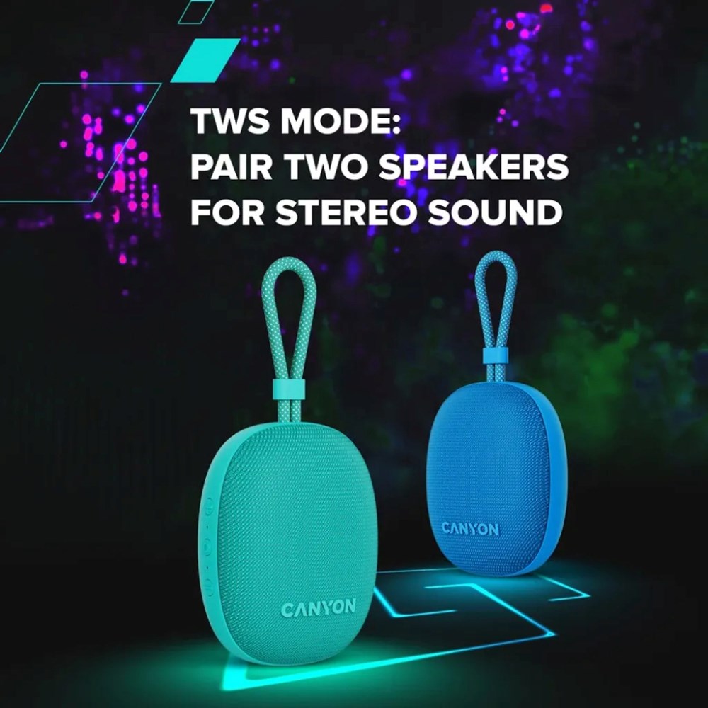Canyon OnMove 12 Bluetooth Högtalare - 5W - Rosa