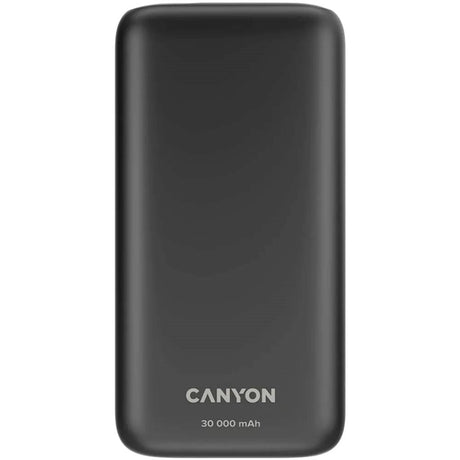Canyon PB301 20W PowerBank - 30.000 mAh - Svart