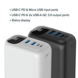 Canyon PB301 20W PowerBank - 30.000 mAh - Vit