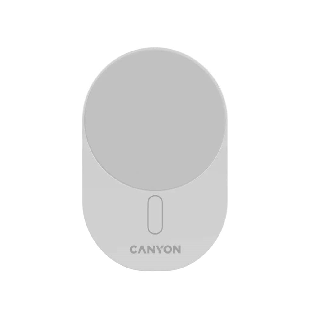 Canyon OnGrip 105 15W Billaddare för Ventilationsgaller - Qi2 / MagSafe Kompatibel - Vit
