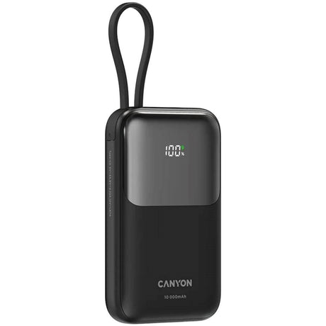 Canyon OnPower 101 22.5W PowerBank - 10.000 mAh - Svart