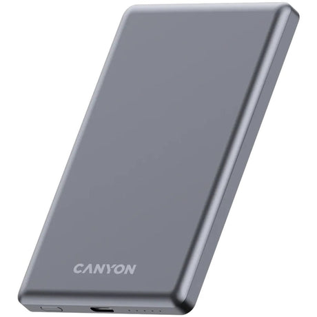 Canyon OnPower 505 20W PowerBank - 5000 mAh - MagSafe Kompatibel - Grå