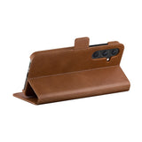 Samsung Galaxy A55 (5G) dbramante1928 Copenhagen Äkta Läder Flip Fodral m. Plånbok - Tan