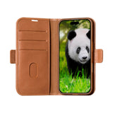 iPhone 16 Plus dbramante1928 Copenhagen Slim Plånboksfodral i Äkta Läder - Tan