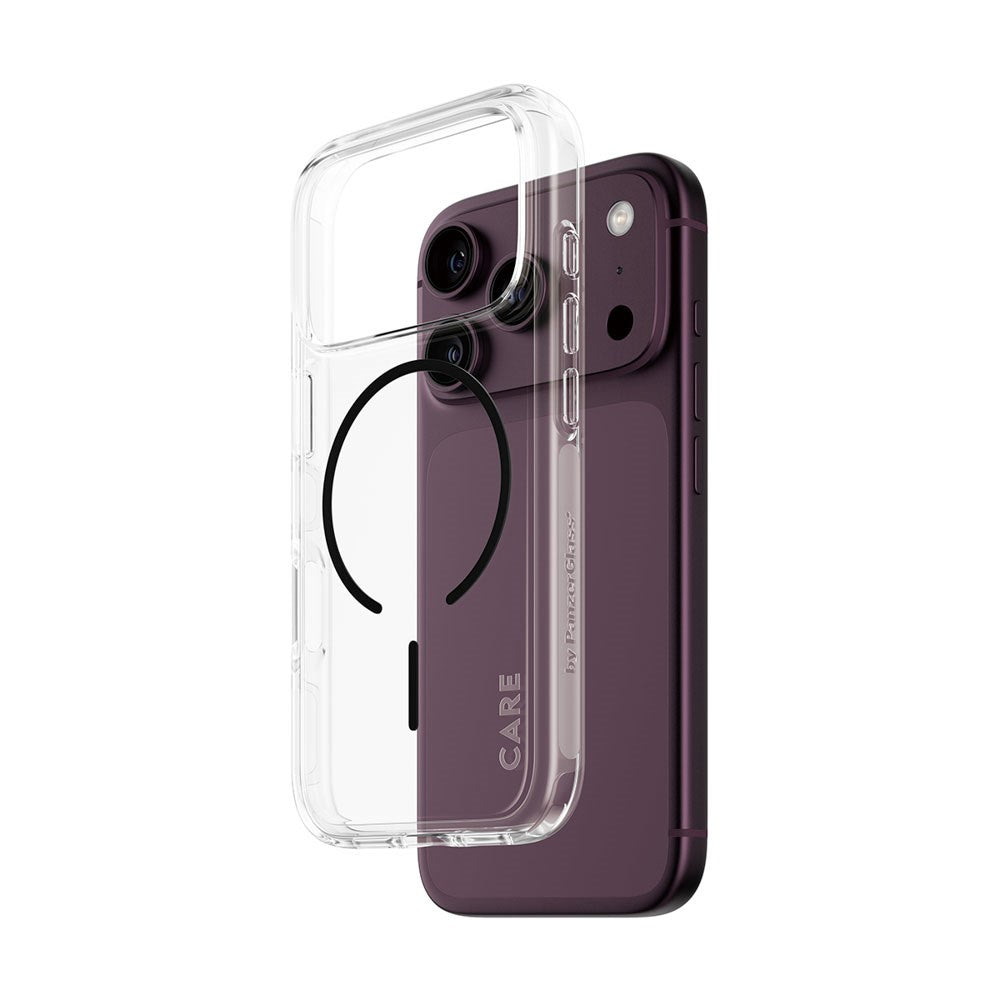 iPhone 18 Pro / 17 Pro CARE by PanzerGlass FLAGSHIP Urban Explorer Skal - MagSafe Kompatibel - Transparent / Black