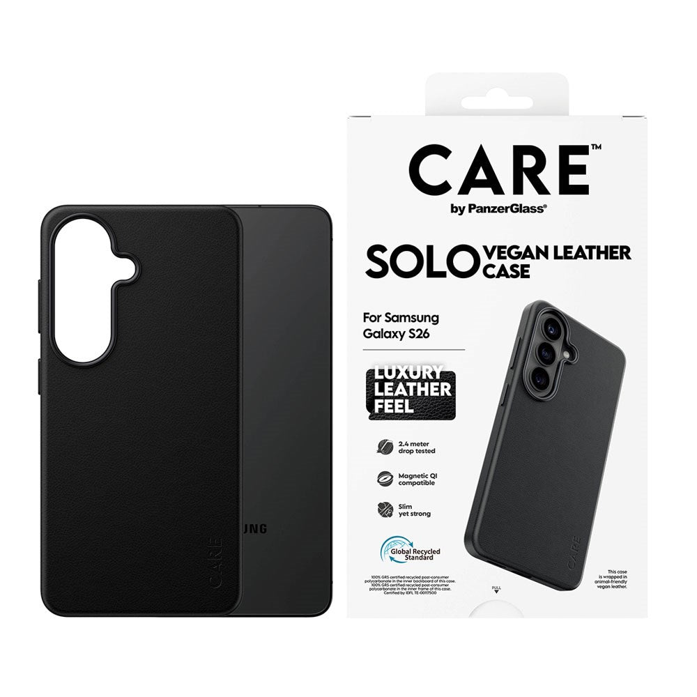 Samsung Galaxy S26 CARE by PanzerGlass SOLO Skal - Svart