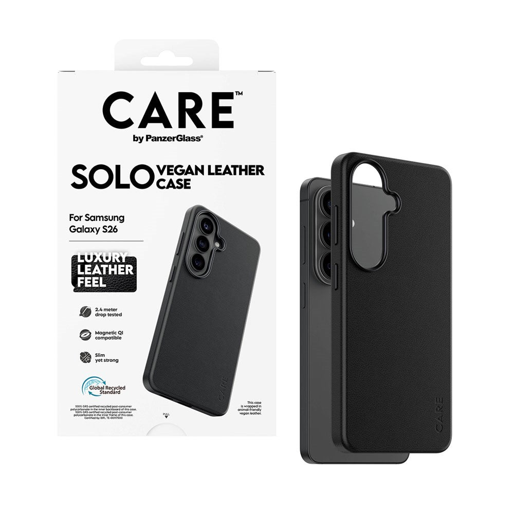 Samsung Galaxy S26 CARE by PanzerGlass SOLO Skal - Svart