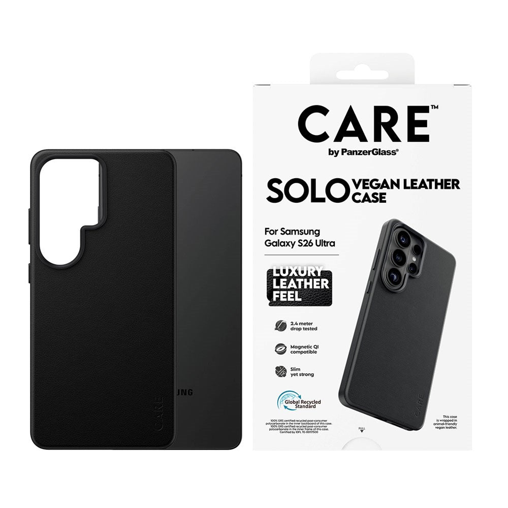 Samsung Galaxy S26 Ultra CARE by PanzerGlass SOLO Skal - Svart