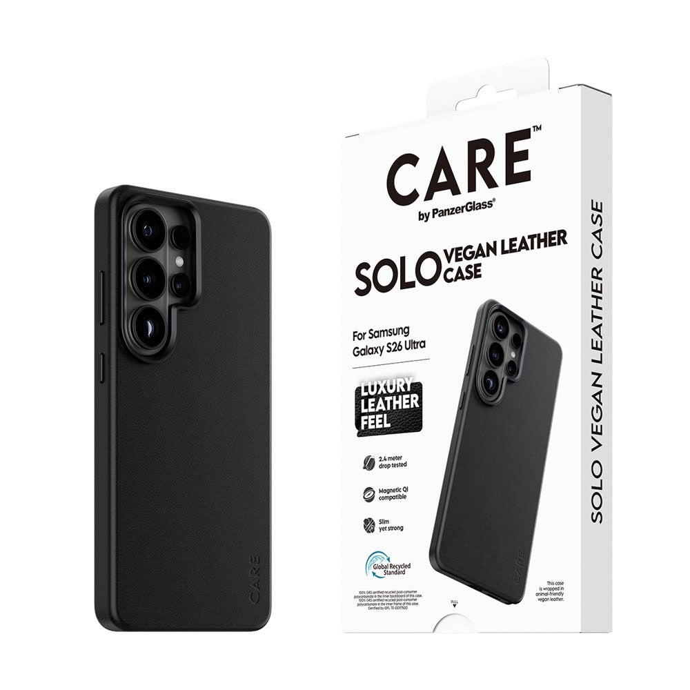 Samsung Galaxy S26 Ultra CARE by PanzerGlass SOLO Skal - Svart