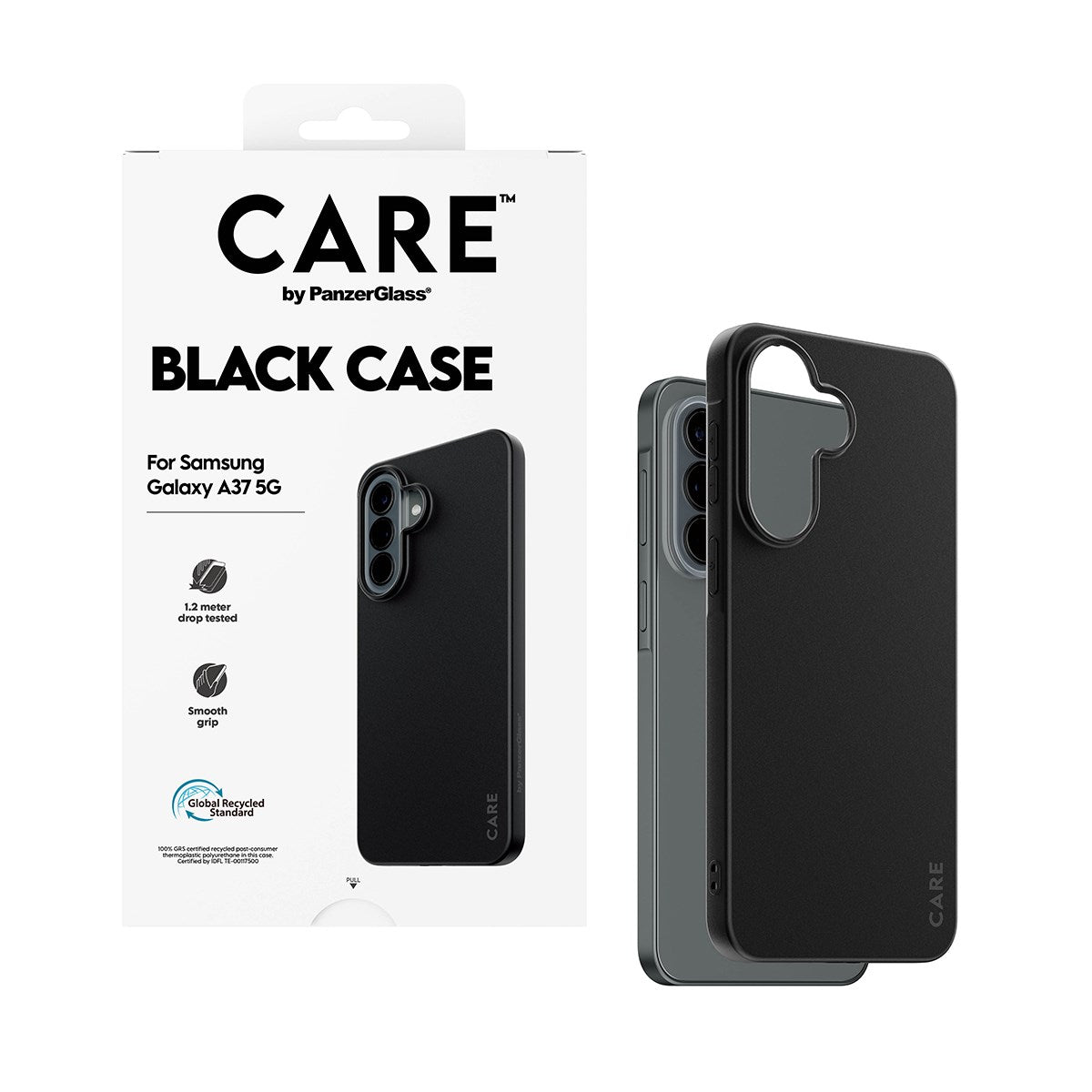 Samsung Galaxy A37 CARE by PanzerGlass Fearlessly Fashionable Skal - Black