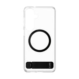 Samsung Galaxy S26+ (Plus) CARE by PanzerGlass Feature Kickstand Skal - Qi Kompatibel - Transparent / Black