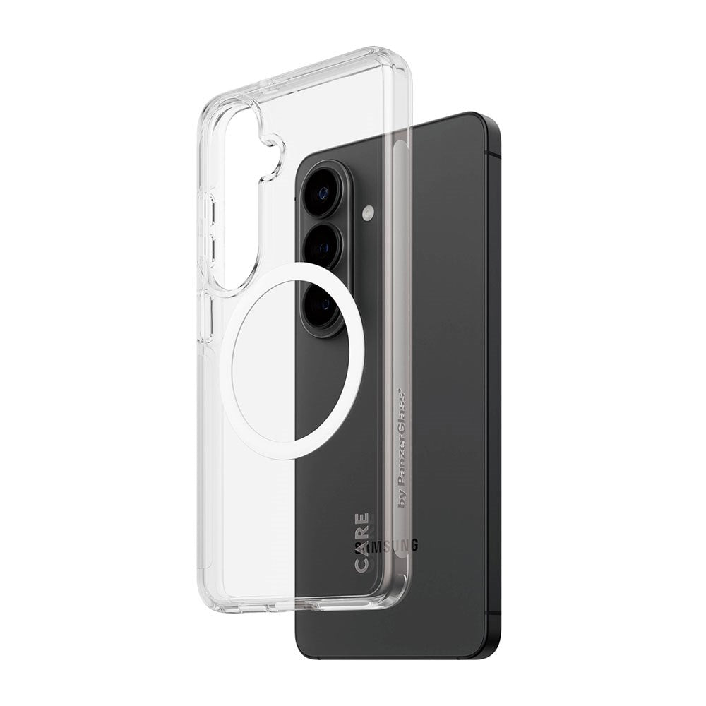 Samsung Galaxy S26 CARE by PanzerGlass Urban Explorer Skal - Qi Kompatibel - Genomskinlig / Vit