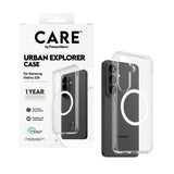 Samsung Galaxy S26 CARE by PanzerGlass Urban Explorer Skal - Qi Kompatibel - Genomskinlig / Vit