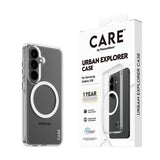 Samsung Galaxy S26 CARE by PanzerGlass Urban Explorer Skal - Qi Kompatibel - Genomskinlig / Vit