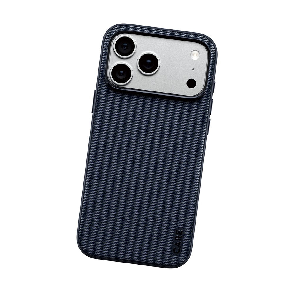 iPhone 18 Pro Max / 17 Pro Max CARE by PanzerGlass Fusion Fabric Skal - MagSafe Kompatibel - Blå