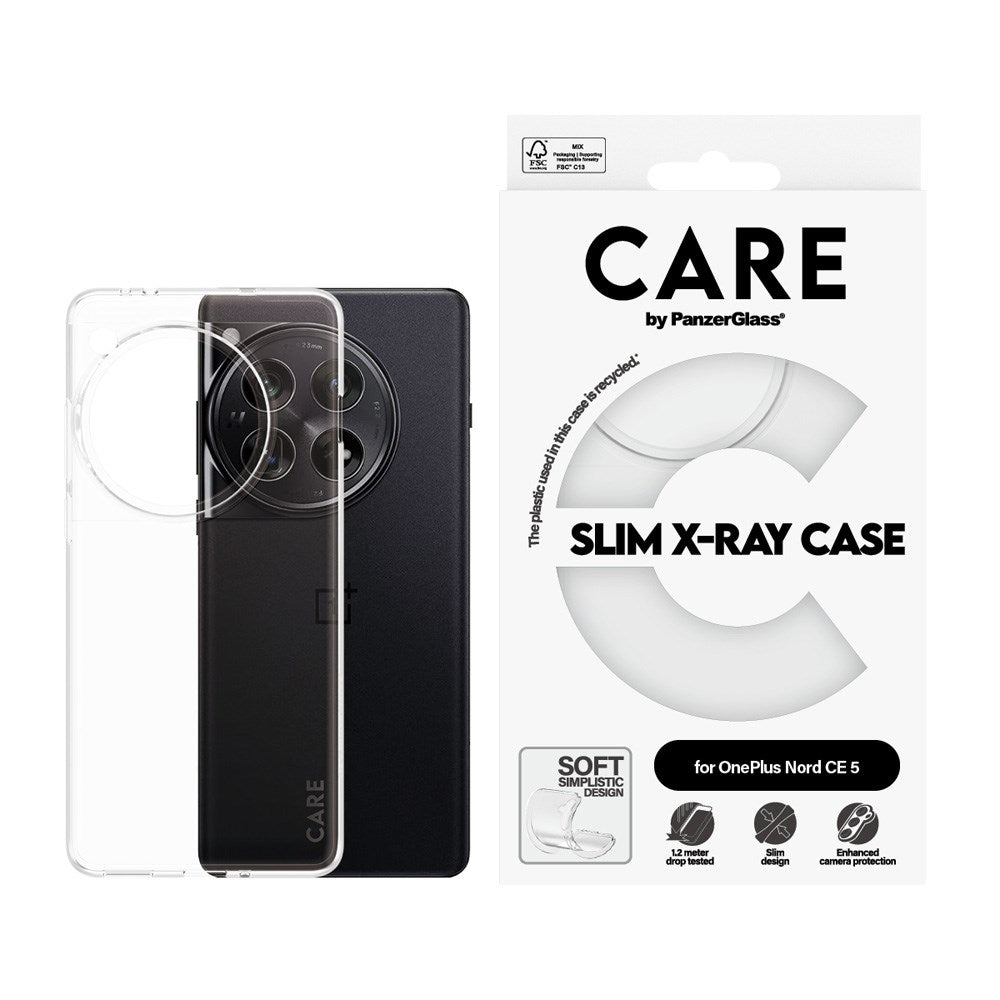 CARE by PanzerGlass OnePlus Nord CE5 FASHION X-Ray Soft Basic Skal - Genomskinlig