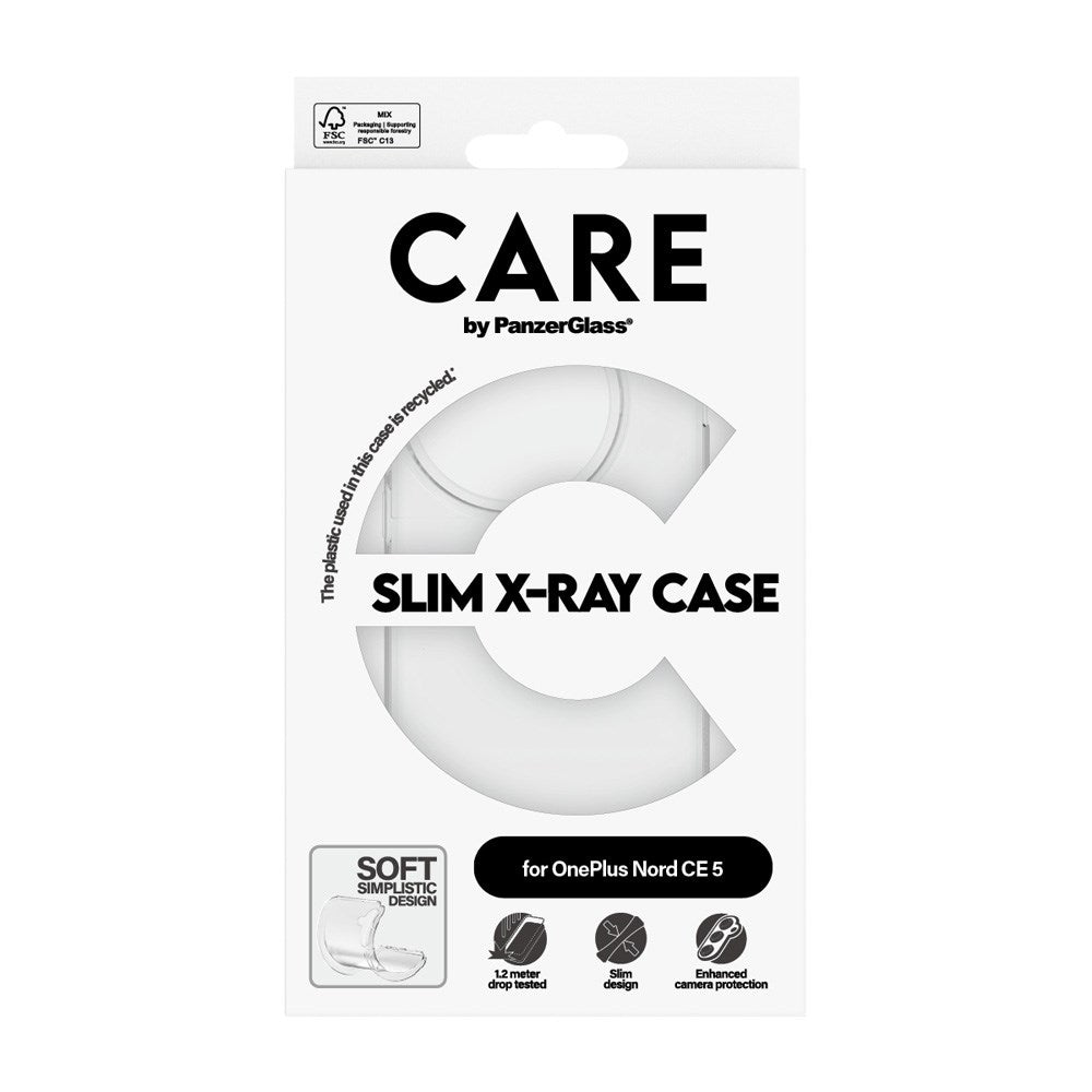 CARE by PanzerGlass OnePlus Nord CE5 FASHION X-Ray Soft Basic Skal - Genomskinlig