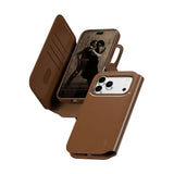 iPhone 18 Pro Max  / 17 Pro Max CARE by PanzerGlass Feature Tango 2-i-1 Fodral med Plånbok - MagSafe Kompatibel - Brun