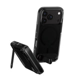 iPhone 18 Pro / 17 Pro CARE by PanzerGlass Feature Kickstand Skal - MagSafe Kompatibel - Svart / Genomskinlig