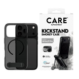 iPhone 18 Pro / 17 Pro CARE by PanzerGlass Feature Kickstand Skal - MagSafe Kompatibel - Svart / Genomskinlig
