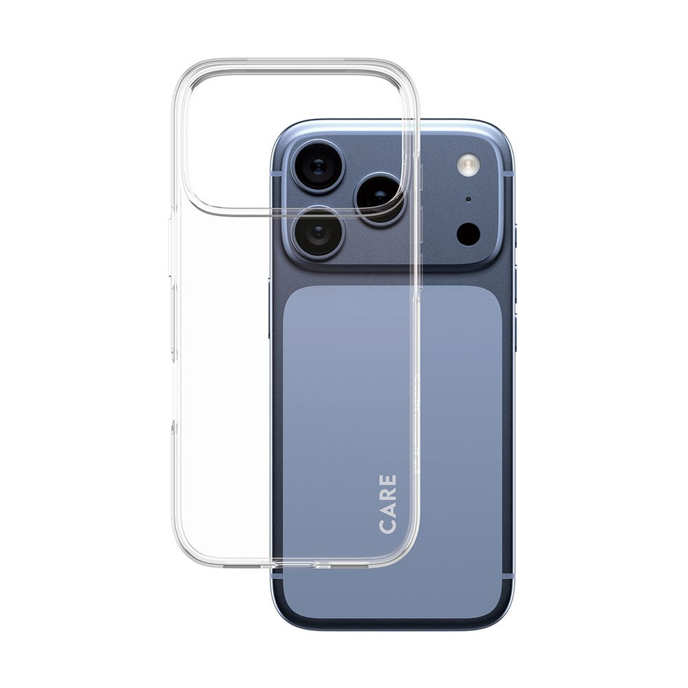 iPhone 18 Pro / 17 Pro CARE by PanzerGlass Fashionable X-Ray Soft Basic Case - Genomskinlig