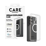 Samsung Galaxy S26 Ultra CARE by PanzerGlass Urban Explorer Skal - Qi Kompatibel - Genomskinlig / Vit